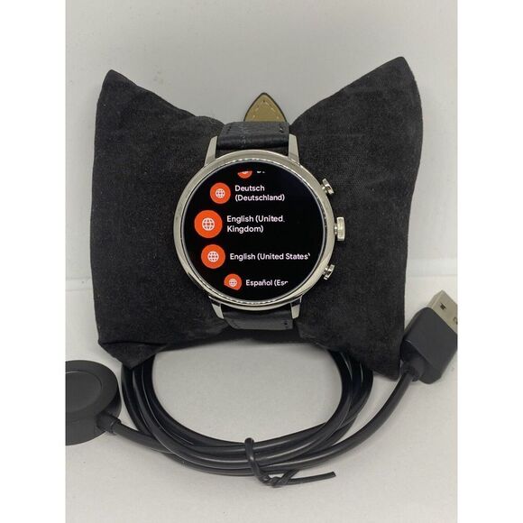 Fossil Gen 4 Authentic Digital Dial Smart Watch Custom Band FTW6014 AB352 - Picture 1 of 10